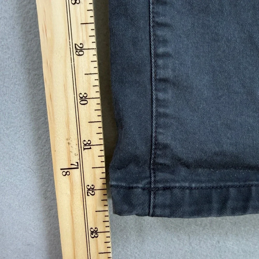 Bonobos Chino Pants Mens 36x34 Charcoal Slim Stretch Cotton Flat Front Casual